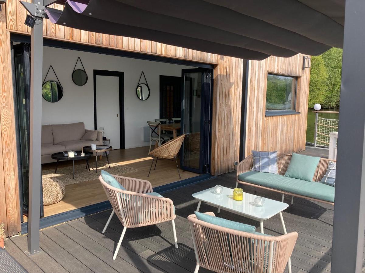 Seinehouse - Maison Flottante Vaux-Sur-Seine Exterior foto